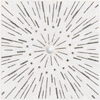 Garnet White Mosaic Starburst Wall Art - Clearance