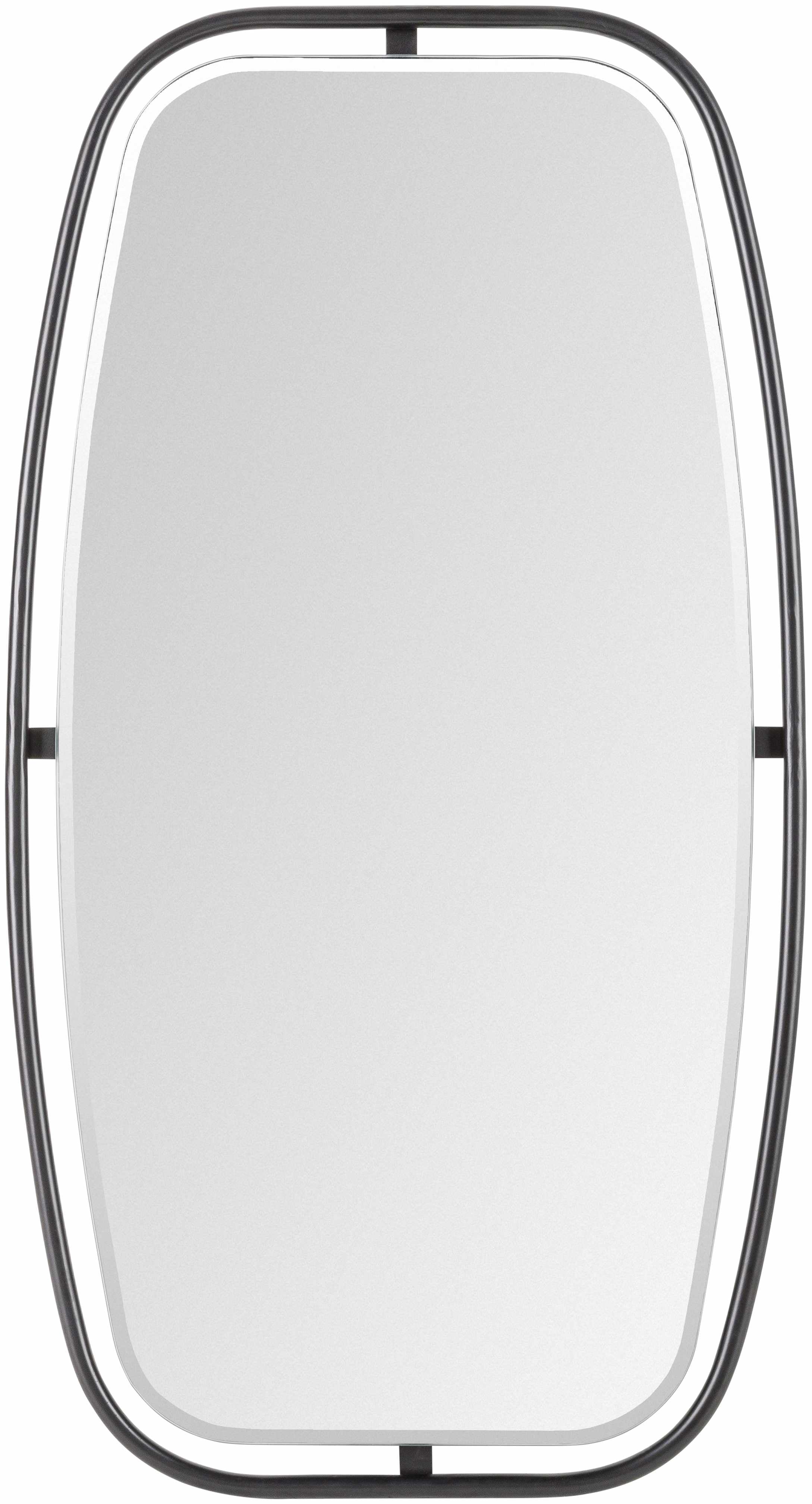 Gautampura Carved Metal Rectangular Mirror - Clearance
