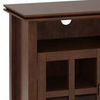 Artisan 48 Inch Wide Solid Wood TV Stand in Russet