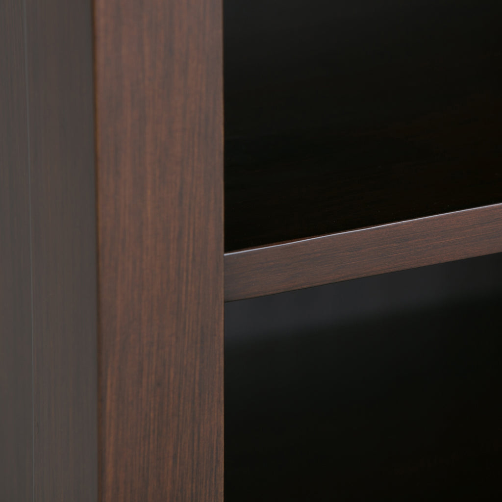 Artisan 24 Inch Wide Solid Wood Bedside Table in Russet