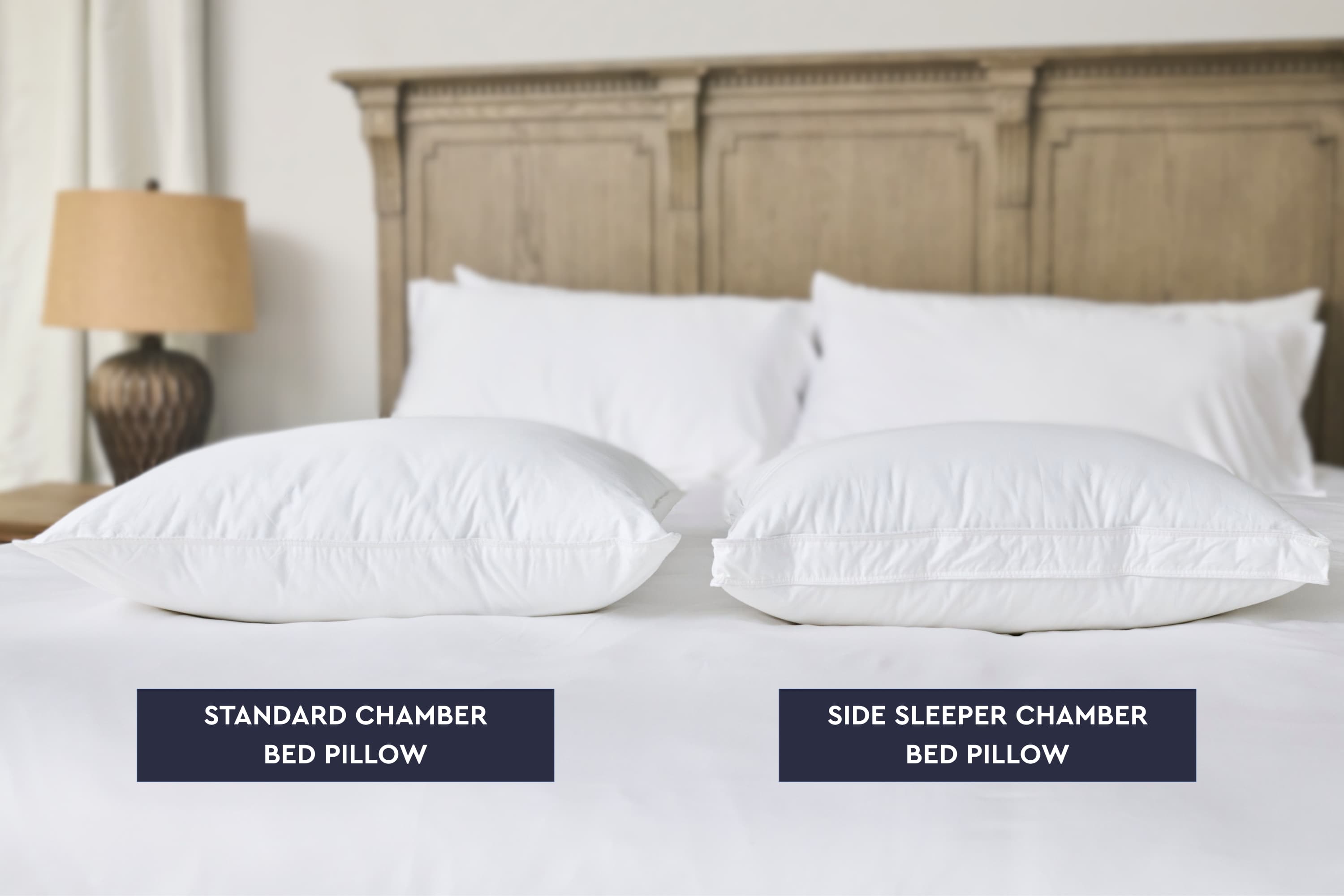 Cloud Fill Down Feather Side Sleeper Pillow