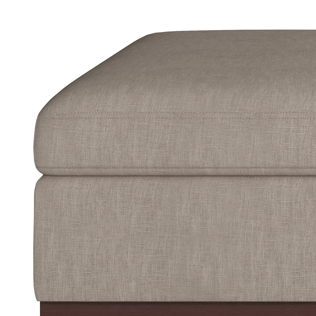 Owen 36 Inch Wide Square Coffee Table Storage Ottoman