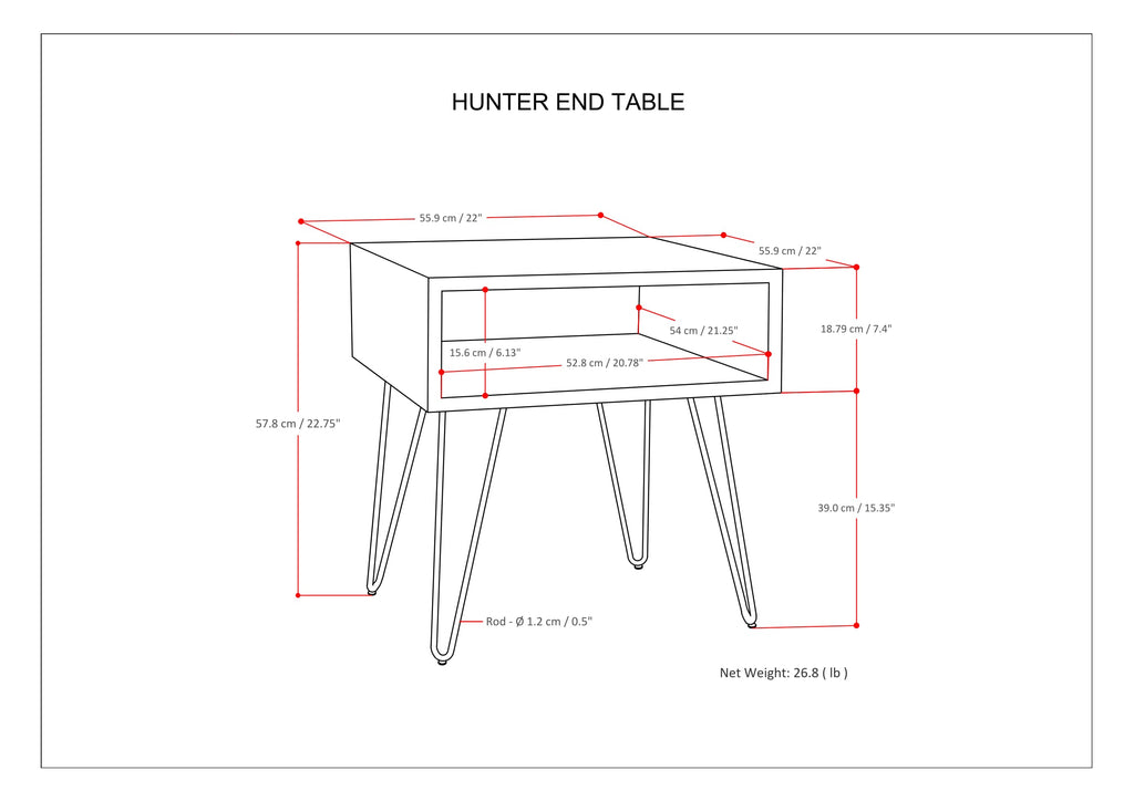 Hunter End Table