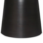 Toby 17 Inch Wide Modern Industrial Metal Accent Table
