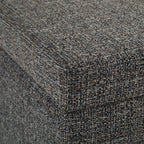 Avalon 48 Inch Wide Storage Ottoman Bench in Dark