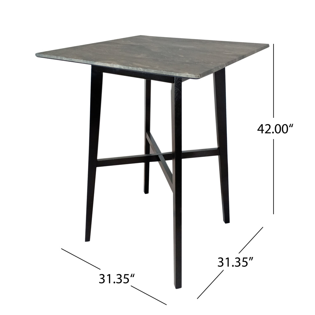 Modern Bar Height 42" Dining Table
