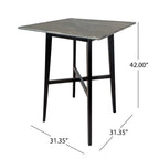 Modern Bar Height 42" Dining Table