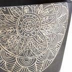 Hearst Terracotta Geometric Black Planter - Clearance