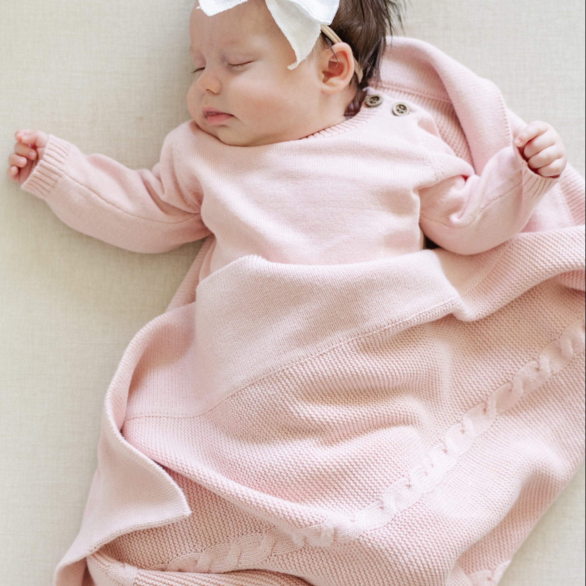 Heirloom Cotton Knit Receiving Blankets