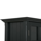 Acadian 39 Inch Wide Solid Wood Transitional Storage Cabinet
