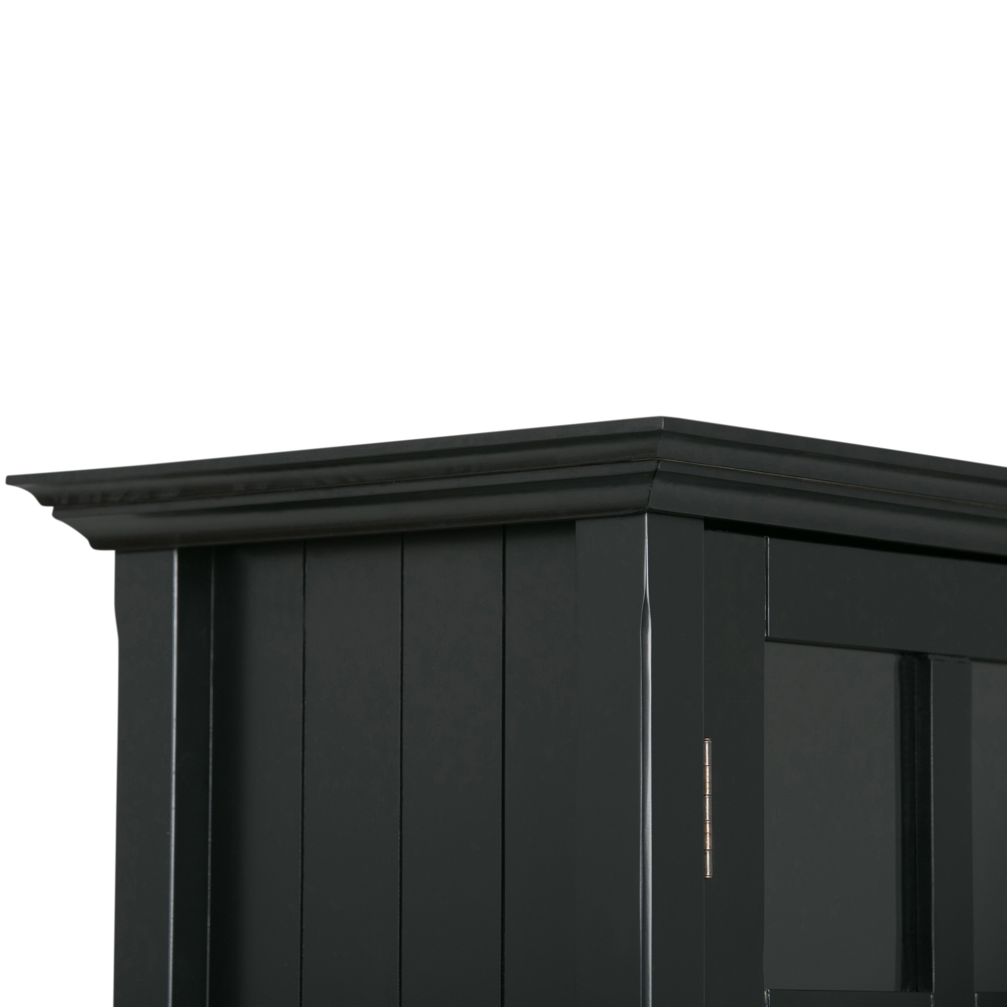 Acadian 39 Inch Wide Solid Wood Transitional Storage Cabinet