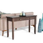 Artisan 46 Inch Wide Solid Wood Console Sofa Table