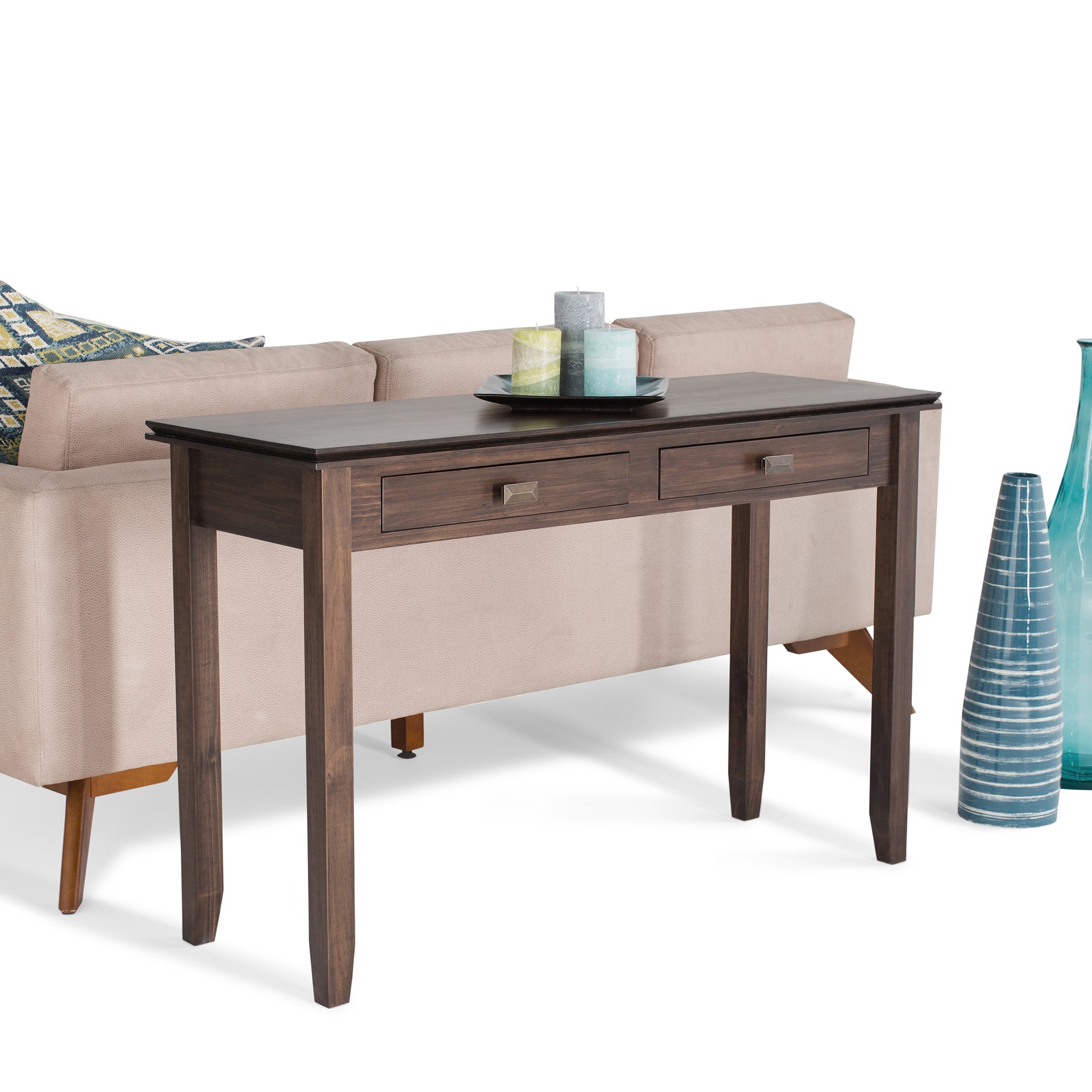 Artisan 46 Inch Wide Solid Wood Console Sofa Table