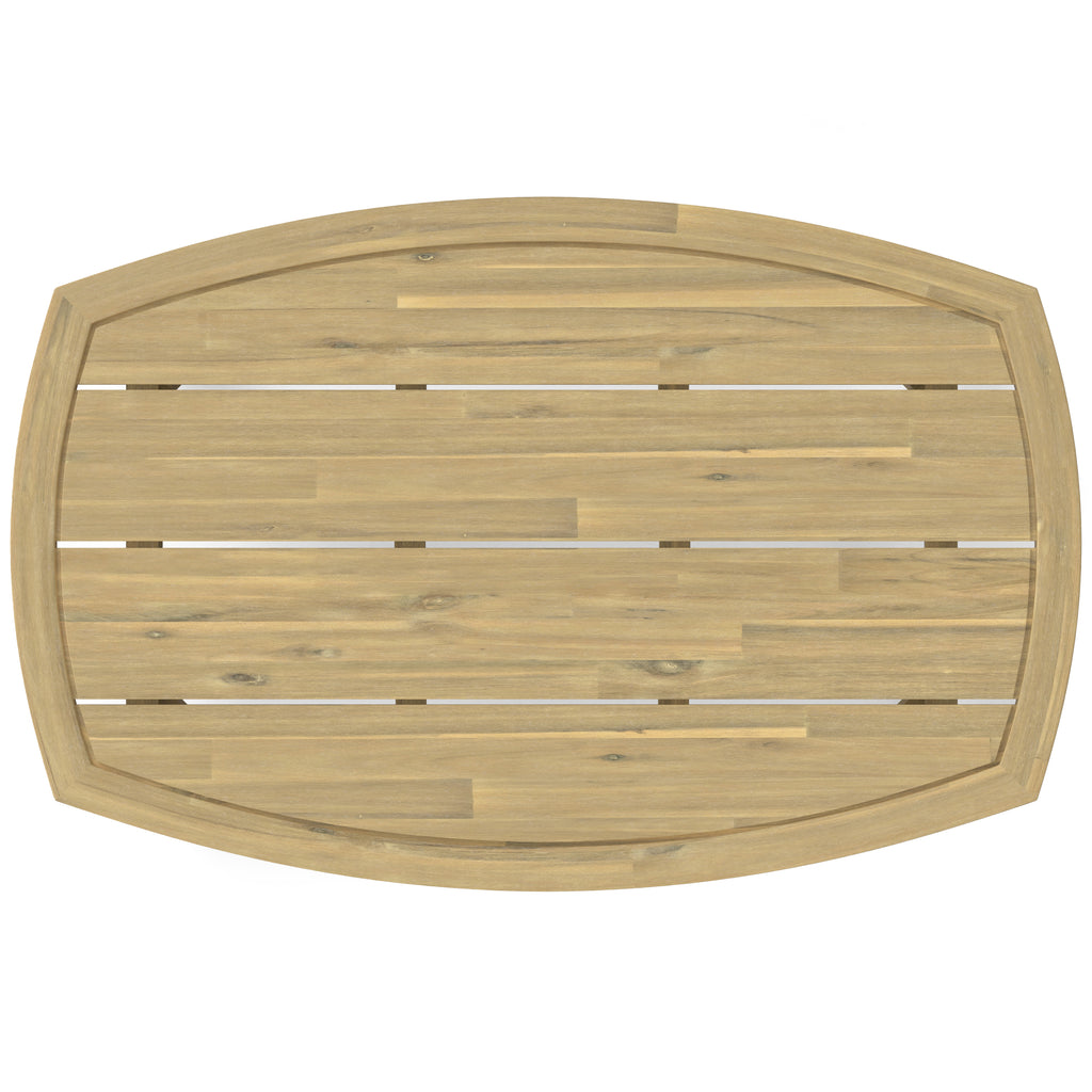 Parkside Outdoor Coffee Table - Light Teak