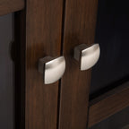 Acadian 39 Inch Wide Solid Wood Transitional Storage Cabinet