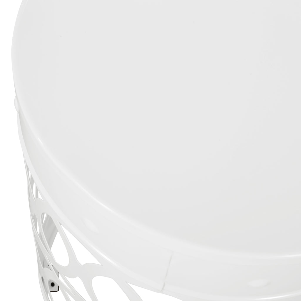 Modern Iron Outdoor End Table