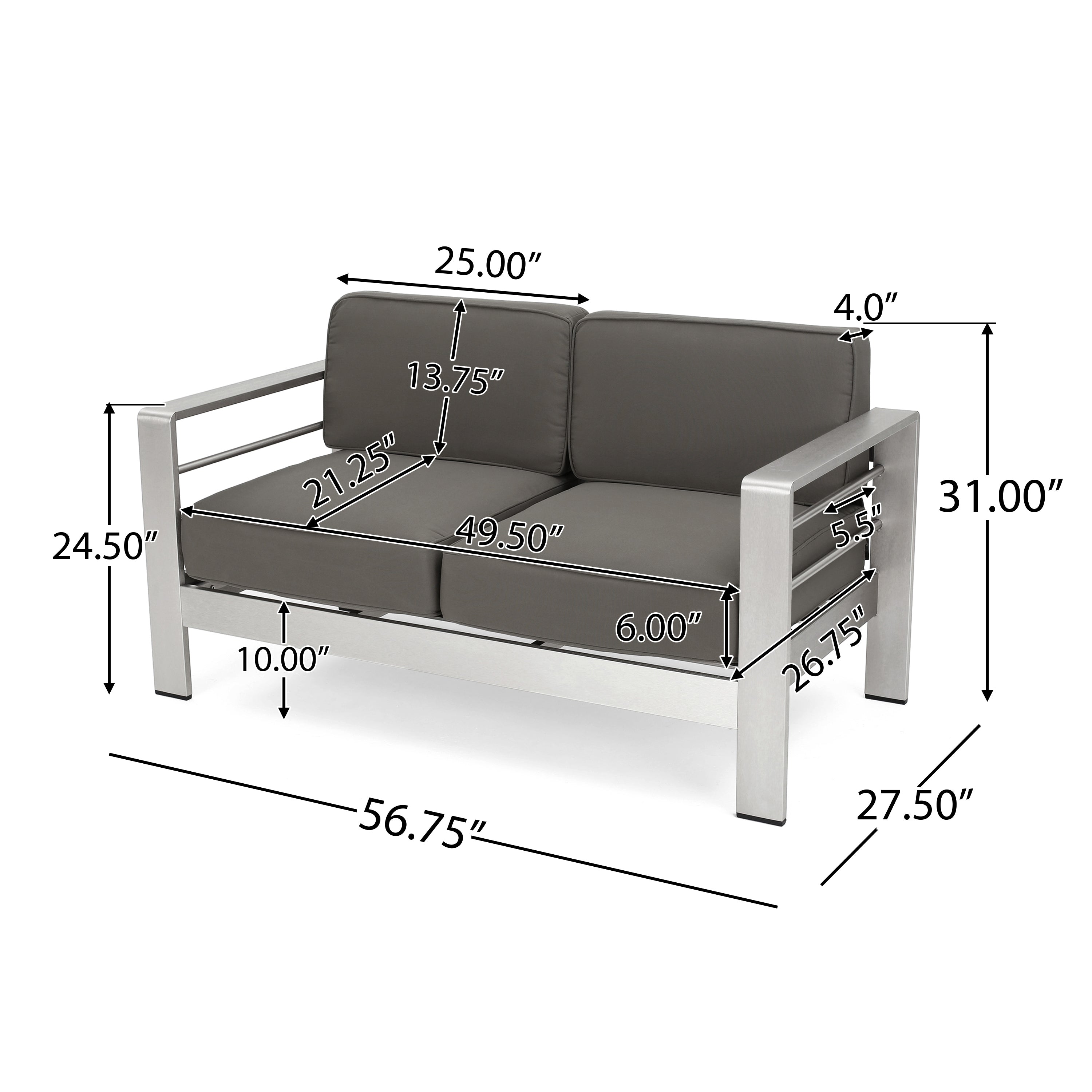Cape Coral KD Loveseat
