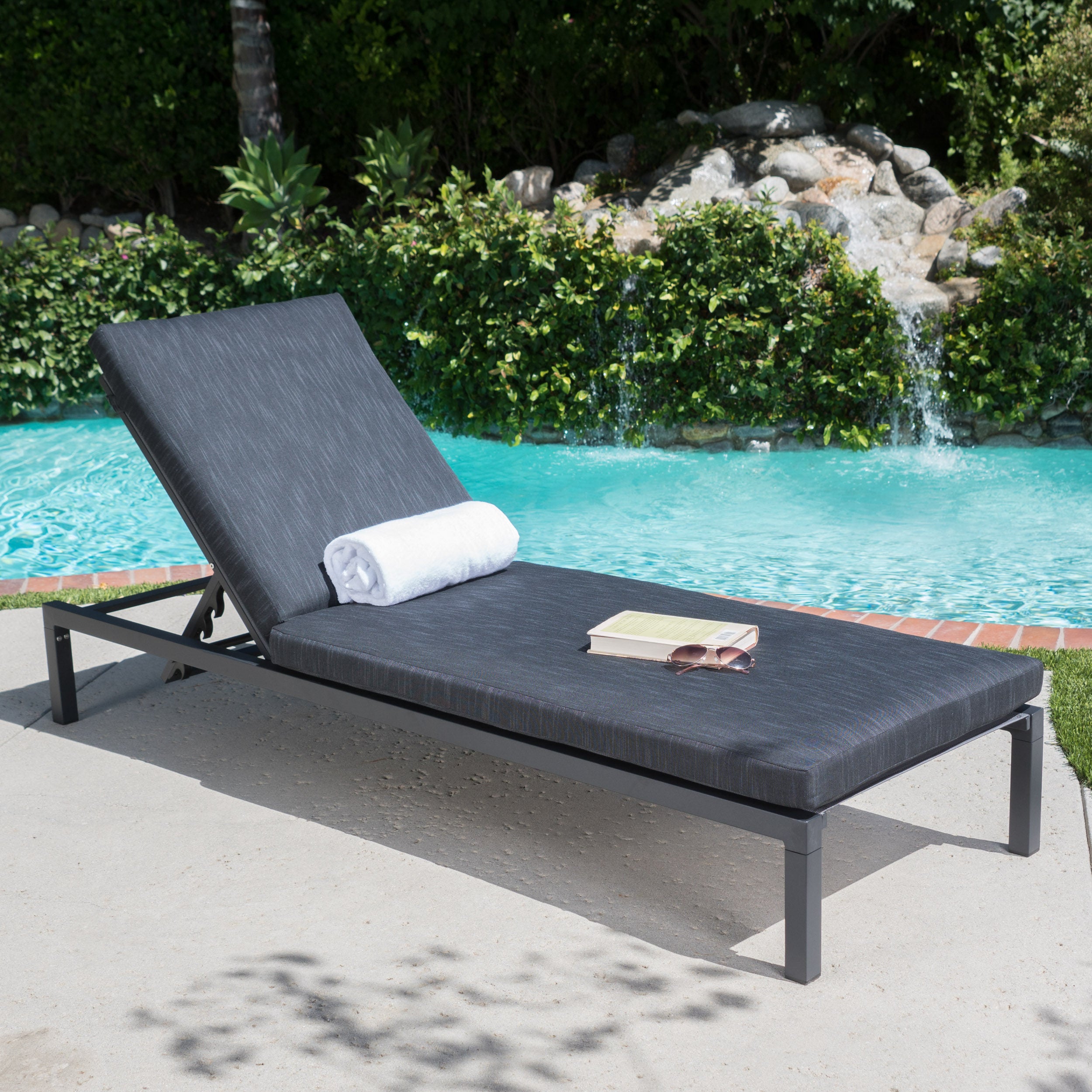 Navan Chaise Lounge - Dark