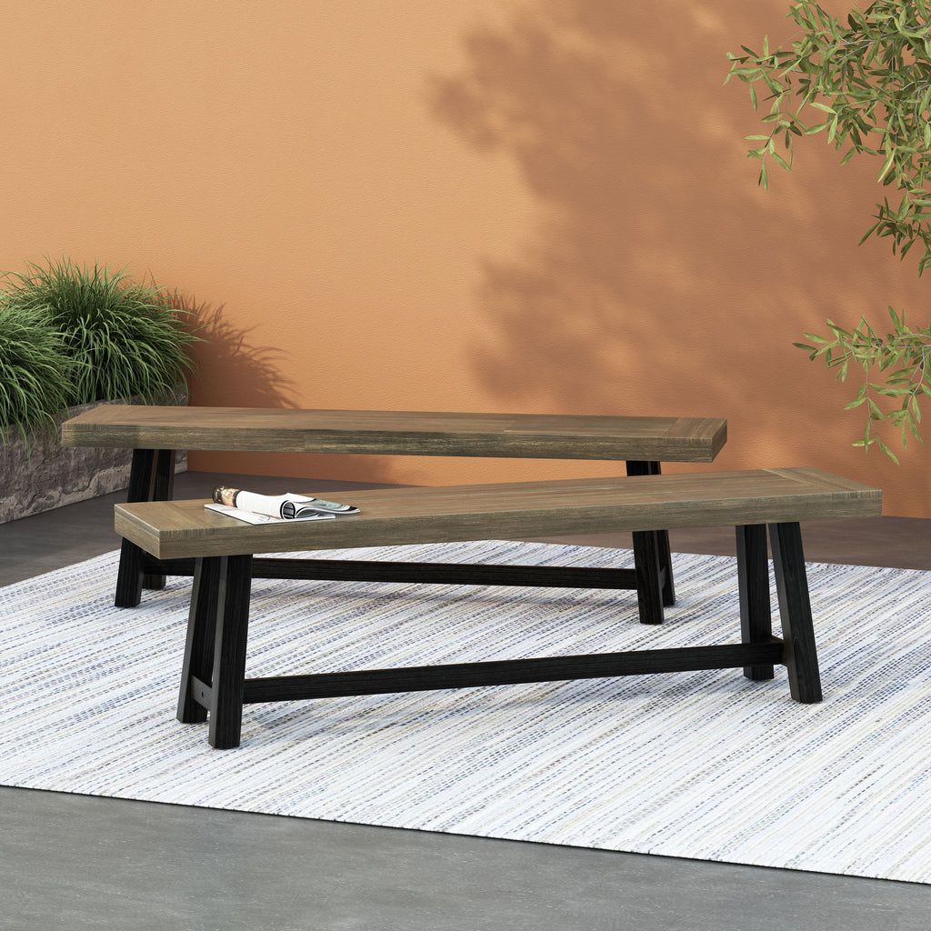 Acacia Outdoor Bench