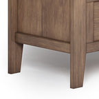 Adams 48 Inch Wide Solid Wood Entryway Storage Bench