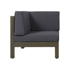 Oana 2-Piece Love Seat Set - Dark