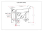 Kitchener Narrow Side Table