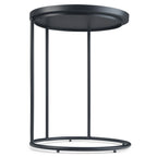 Monet 18 Inch Wide Metal Side Table
