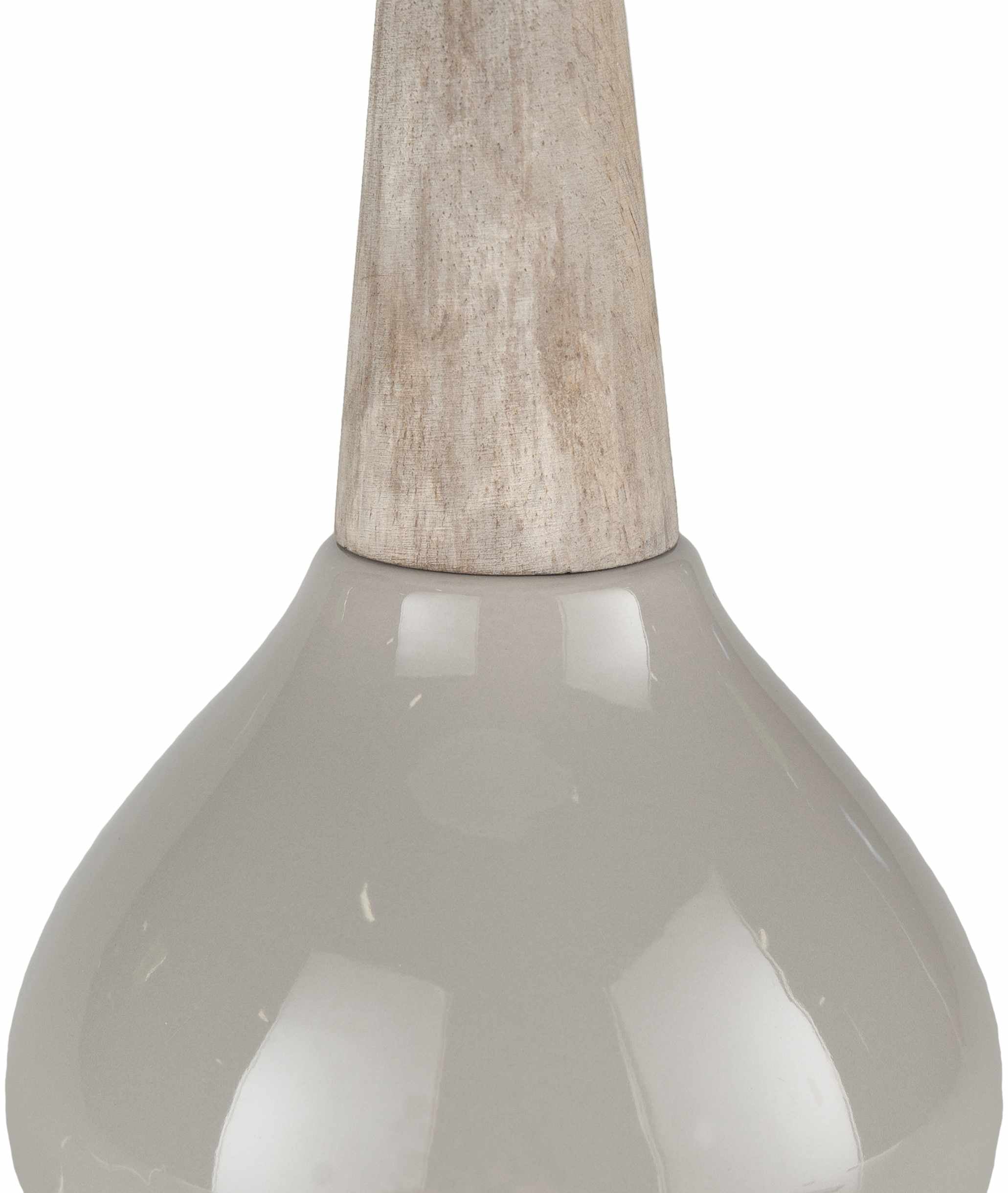 Hydesville Gray Ceramic Table Lamp - Clearance