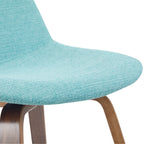 Randolph 28 Inch Seat Height Bentwood Counter/Bar Height Stool in Aqua
