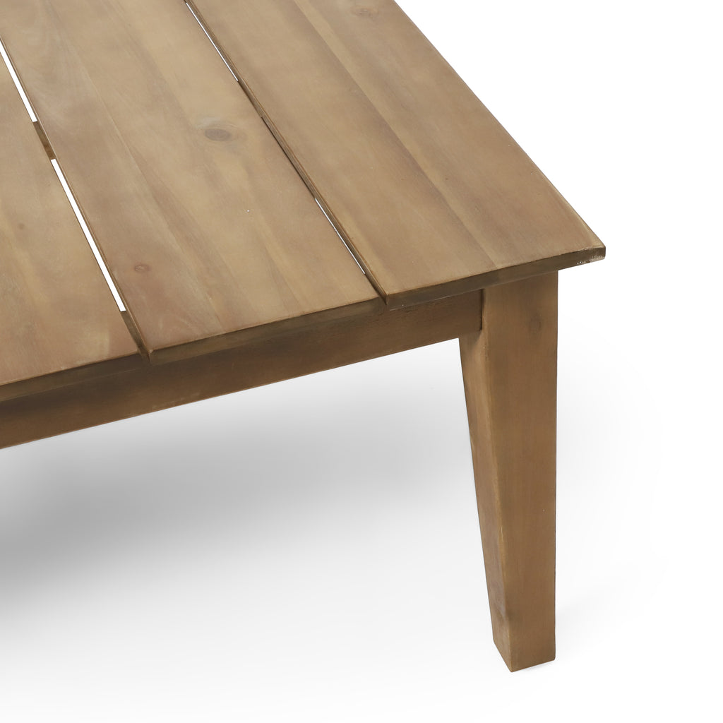 Acacia Wood Outdoor Coffee Table