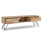 Hunter 68 Inch Wide Solid Mango Wood TV Stand