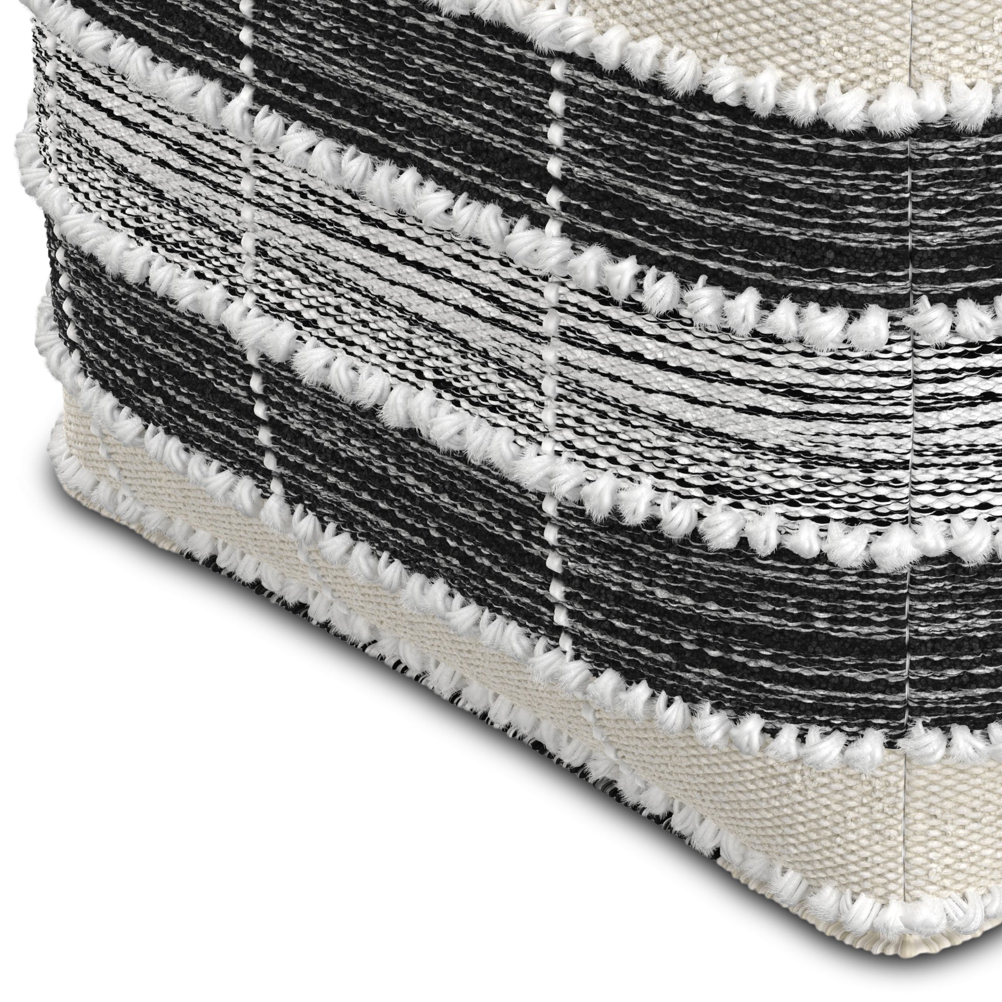 Barley Square Pouf