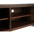Lowry 63 Inch Wide Solid Wood TV Stand in Distressed