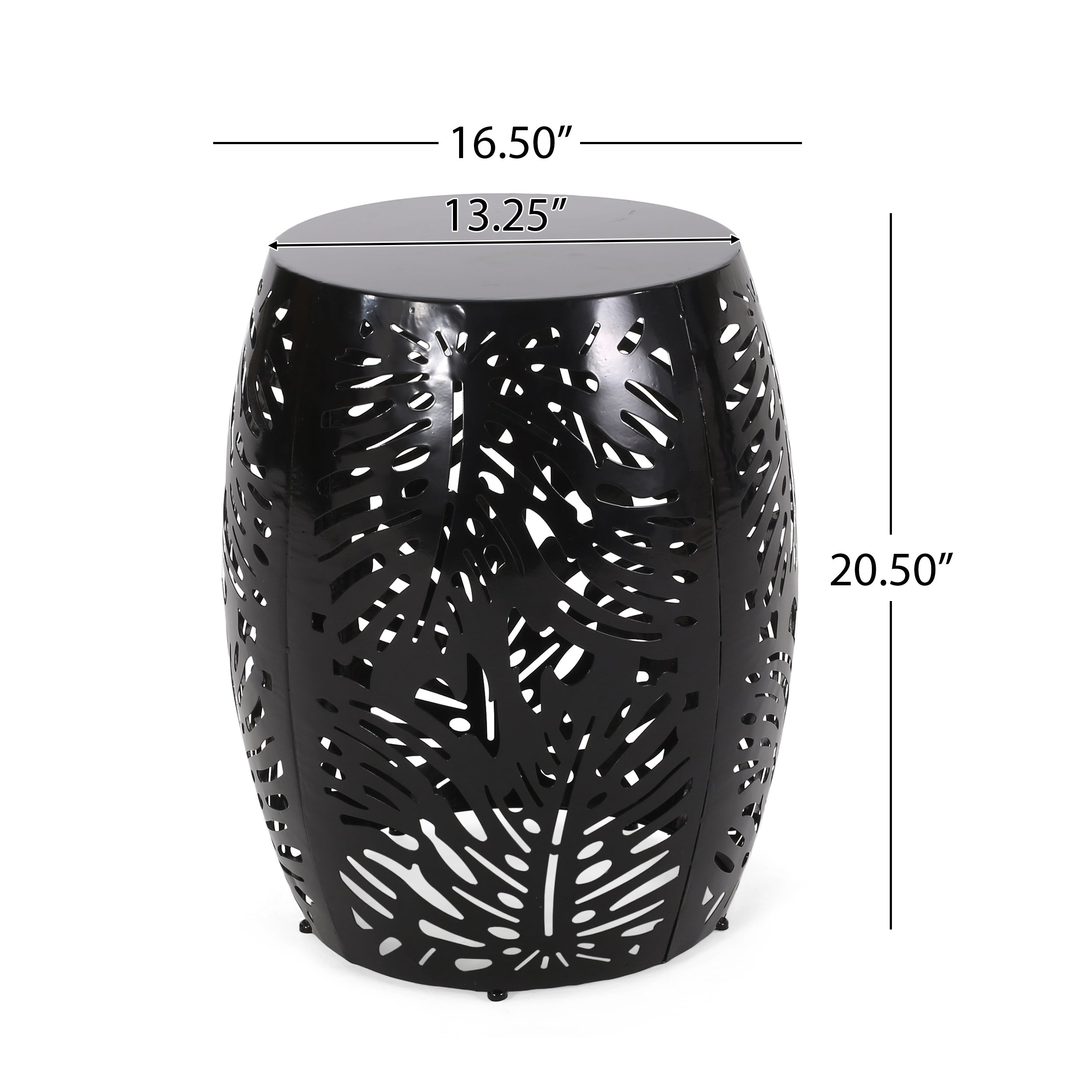 Metal End Table - Large