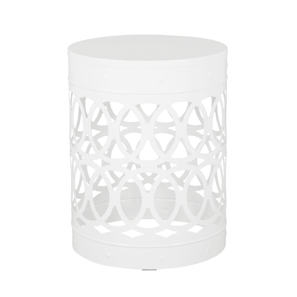 Outdoor Metal S/2 End Table