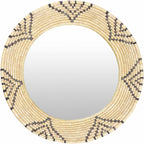Ipilan Moonj Grass Starburst Round Mirror - Clearance