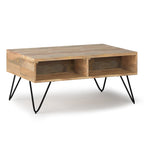 Hunter 36 Inch Wide Solid Mango Wood Small Lift Top Coffee Table
