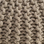 Moro Knitted Cotton 20 x 20 Round Pouf