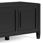 Connaught 51 Inch Wide Solid Wood Storage Bench Trunk