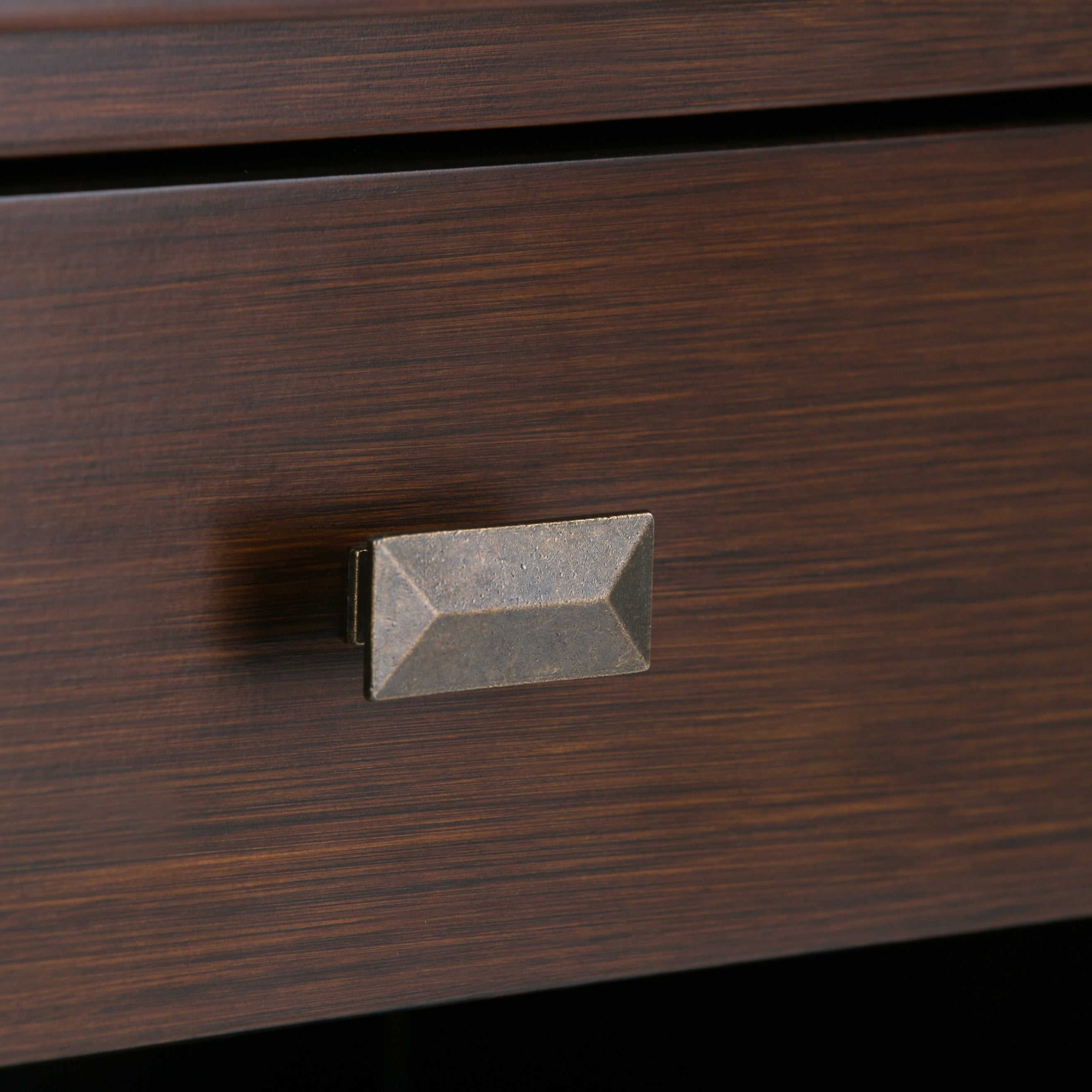 Artisan 24 Inch Wide Solid Wood Bedside Table in Russet
