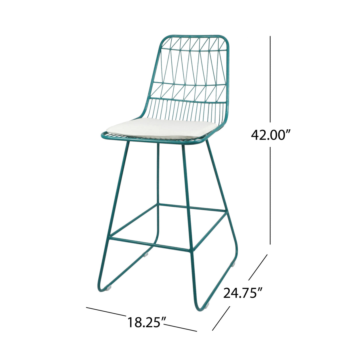 Niez Counter Stool with Cushions - Set of 2