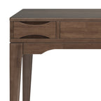 Harper 48" Wide Solid Hardwood Mid-Century Modern Small Desk