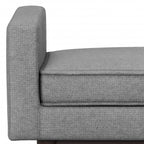 Scott Small Ottoman Bench - Pewter
