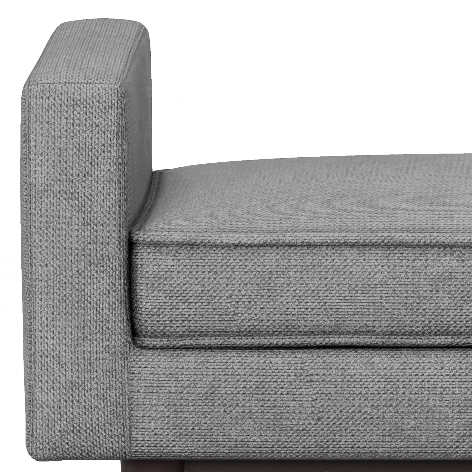 Scott Small Ottoman Bench - Pewter