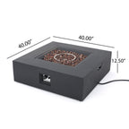 50,000 BTU Square MGO Fire Table (Tank Cover not Included)