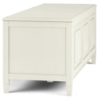 Connaught 51 Inch Wide Solid Wood Storage Bench Trunk in Antique