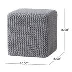 Knitted Foot Stool