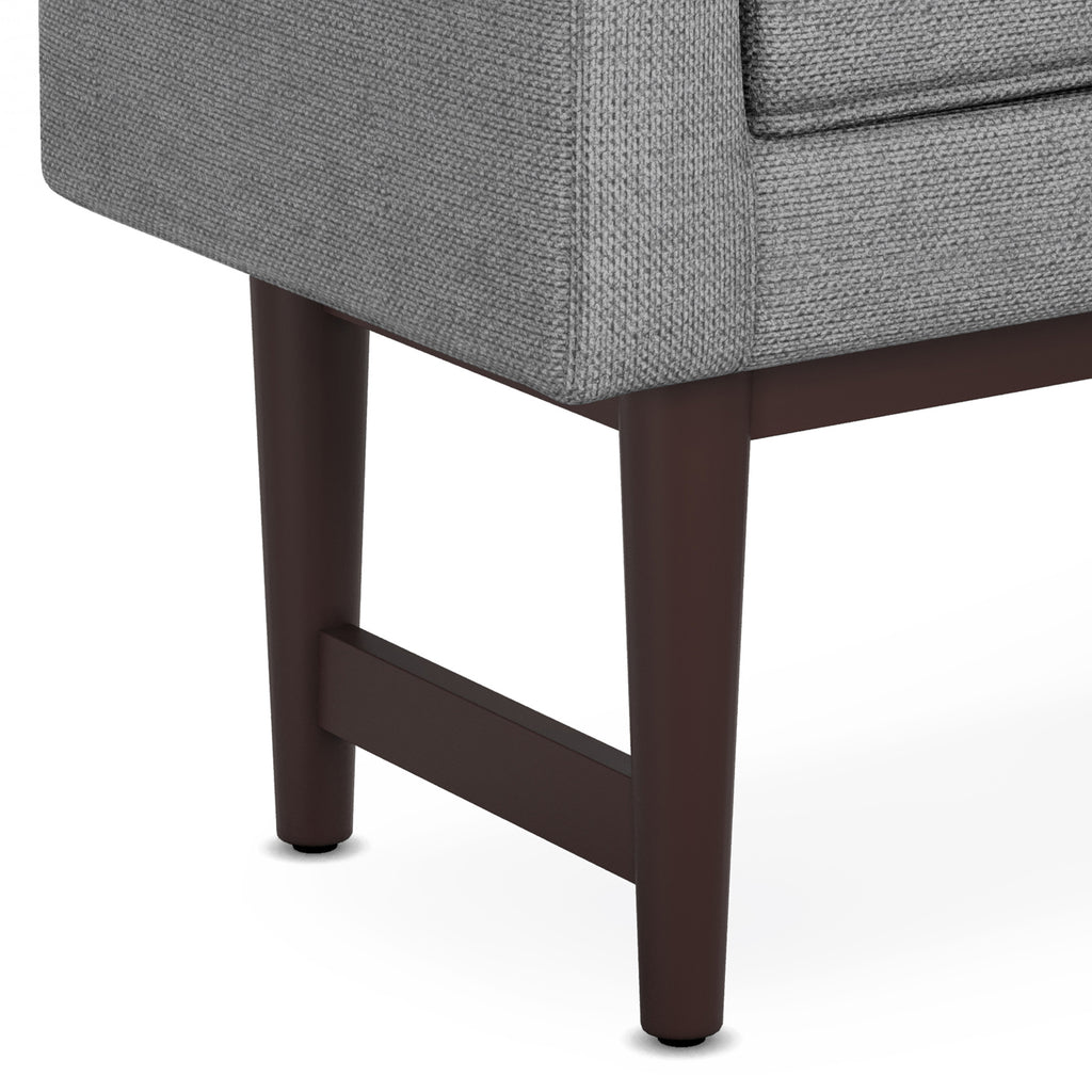 Scott Small Ottoman Bench - Pewter