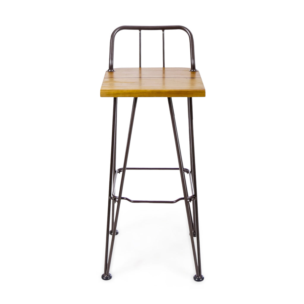 Denali Industrial Wood And Metal Bar Set