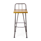Denali Industrial Wood And Metal Bar Set